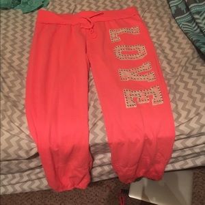Pink sweatpants/pajama pants