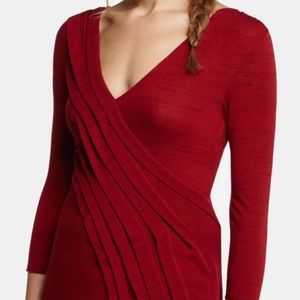 Anthropologie Slanted Pleats V-Neck Top by Deletta Anthropologie Slanted Pleats V-Neck Top by Deletta