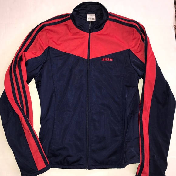 red adidas jacket girls