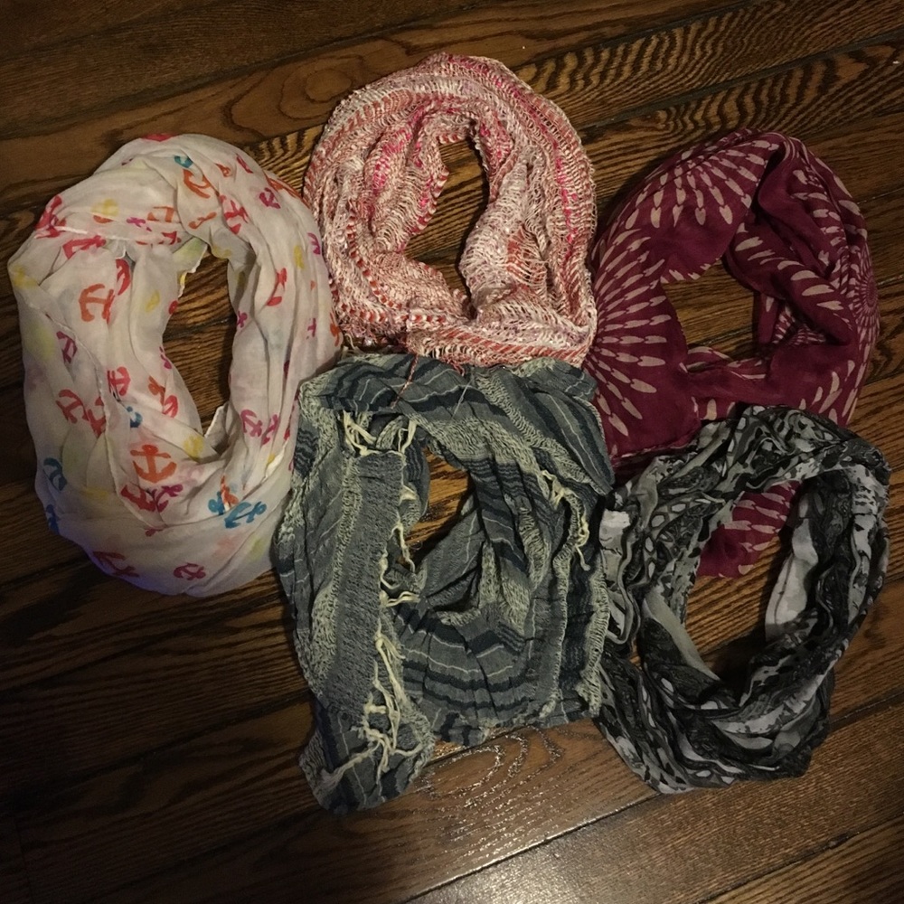 Verity of scarves