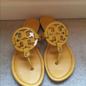 Tory Burch Miller Sandal Yellow Size 10