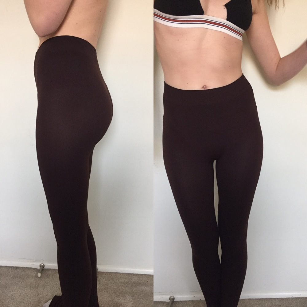 Brown leggings