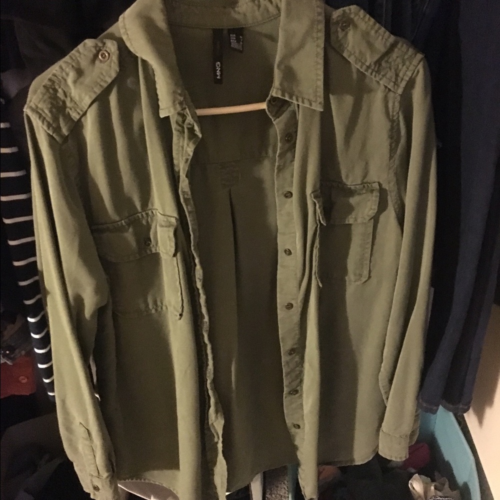 Military style button up from Nordstrom