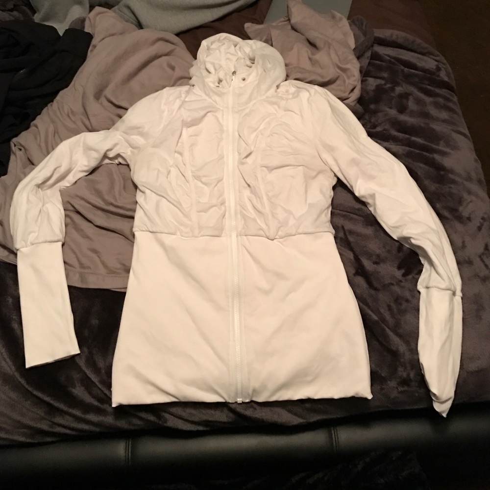 Reversible white lululemon jacket