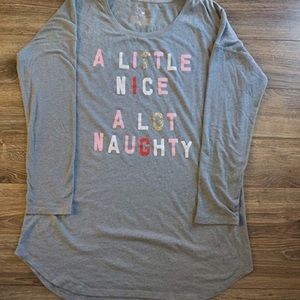 Victoria's Secret Long Sleeve Sleep Tee