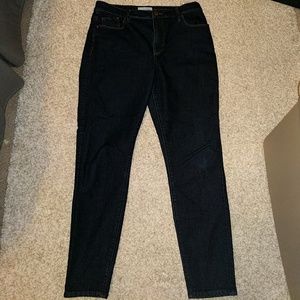 LOFT Modern High Waist Skinny Ankle