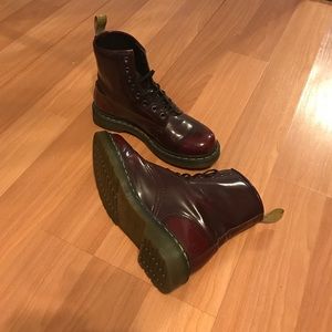Dark red/ maroon Doc Martens