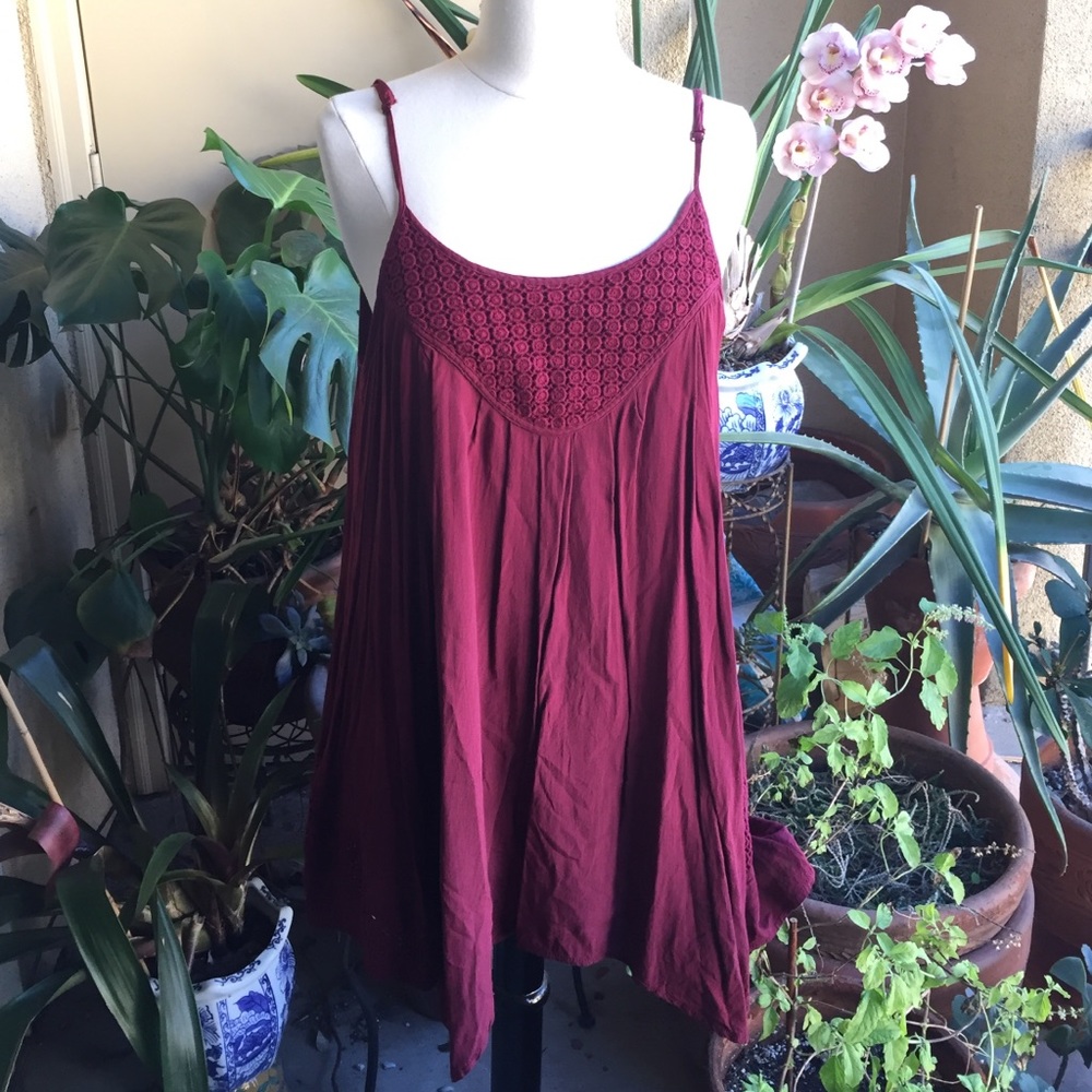 Crismson Blush A line Tunic