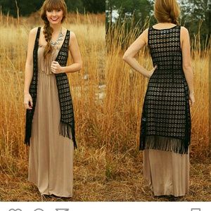Fringed maxi