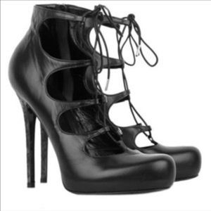 Alexander McQueen Lace Up Heels (Shoes) Size 37