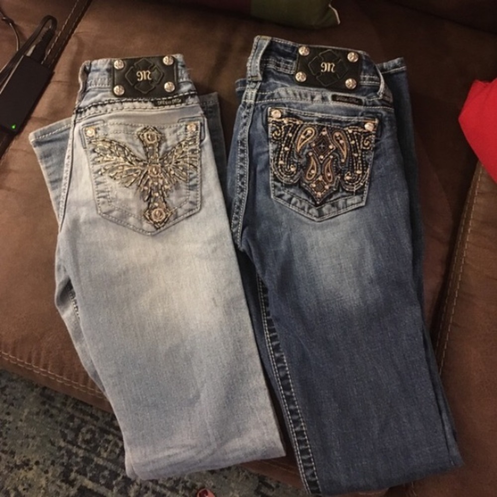 Two pairs of Miss Me Jeans!! Originally 75 a piece