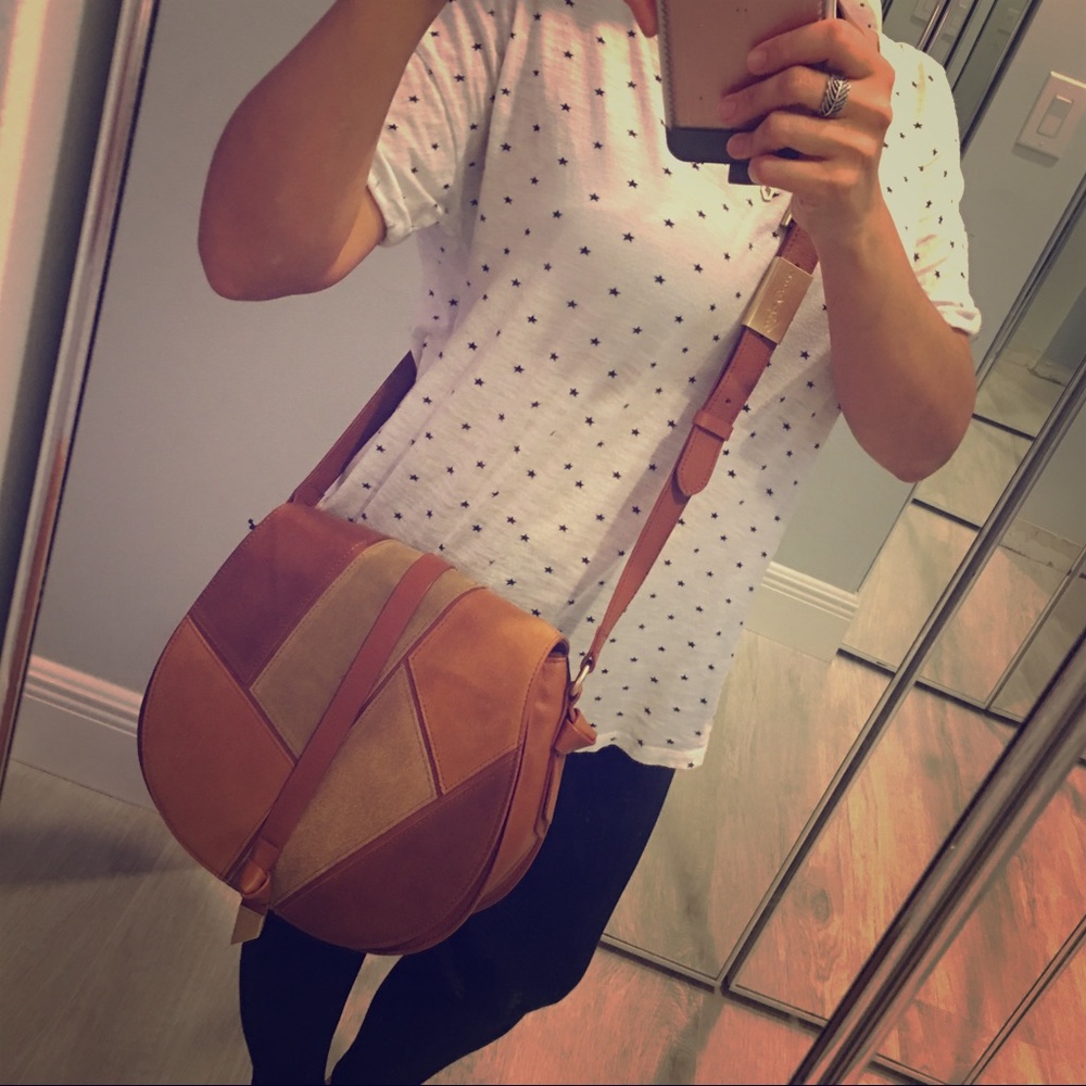 Foley & Corinna Daisy Patchwork Saddle bag!