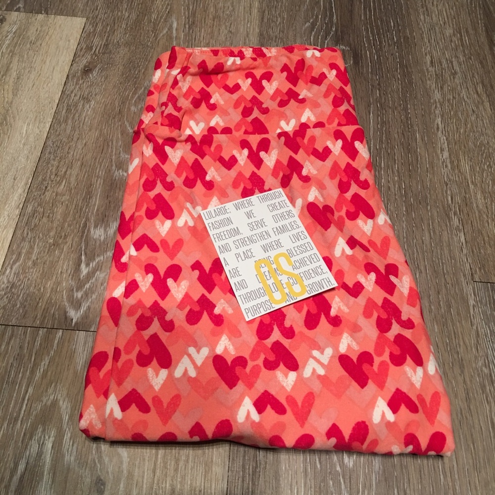 Lularoe valentine's os leggings (unicorn)