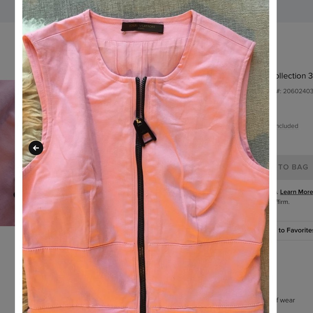 SOLD Authentic Louis Vuitton fitted dress 38 - Picture 2 of 4