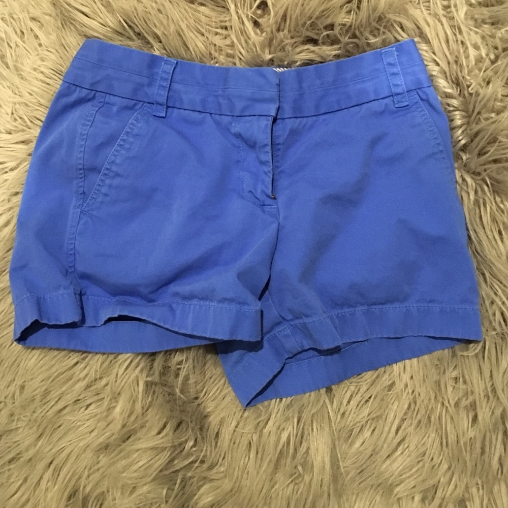 Blue J. Crew chino shorts
