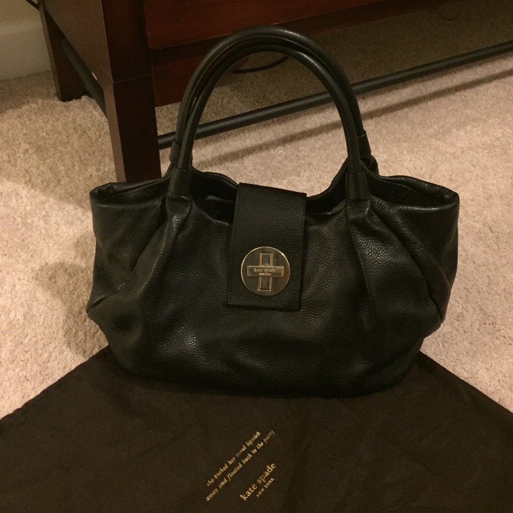 Kate Spade black leather purse