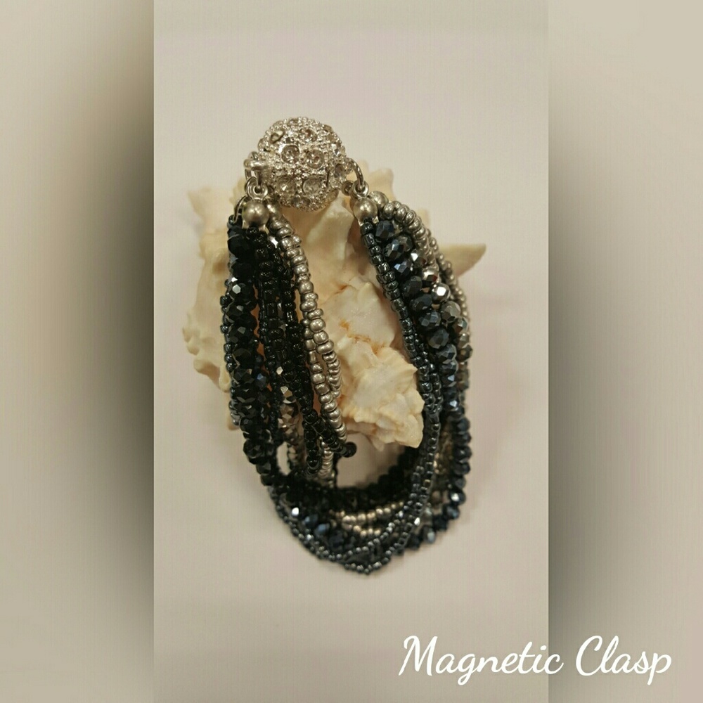 Magnetic Clasp Bracelet with beads