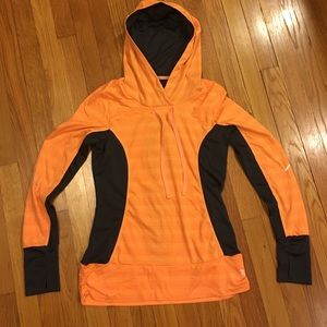 Women's workout pull over dri-fit like material