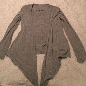 Delia's heather gray Cardigan w/ pockets