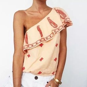 Free People orange top