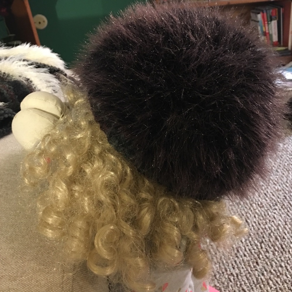 Handmade mink hat