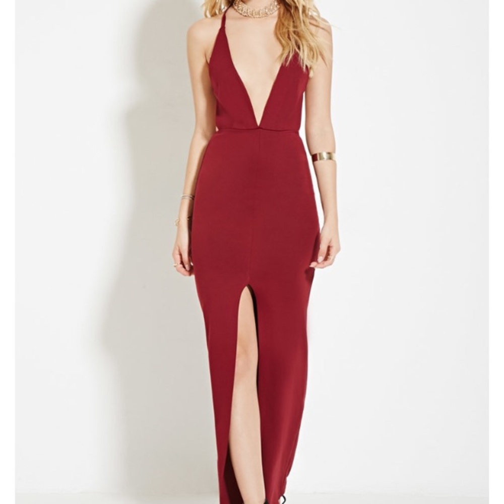 Brand new! Plunge neck Maxi dress