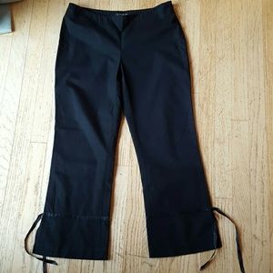 INC black crop pants