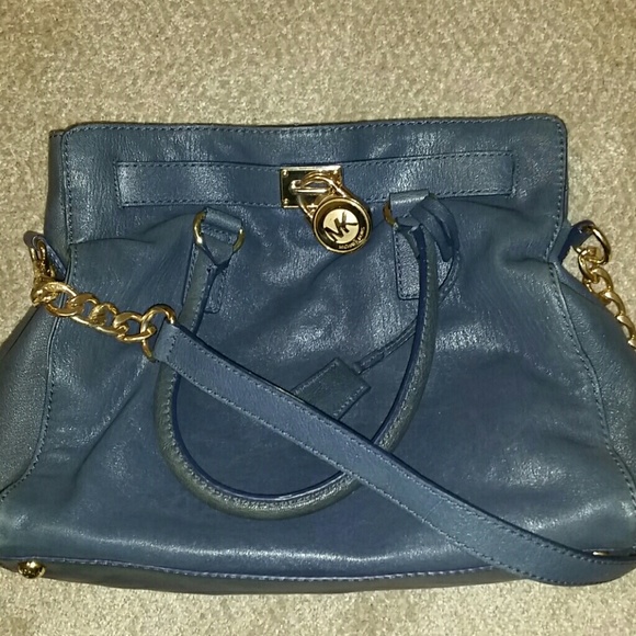Blue Michael Kors Tote - Picture 1 of 4
