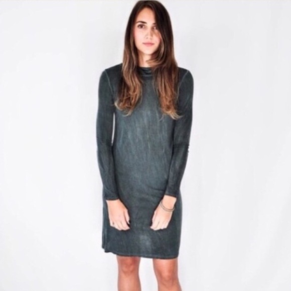 Anthropologie Dresses & Skirts - Anthropologie || NYTT Green Mock Neck Dress