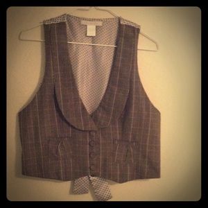 Plaid Vest