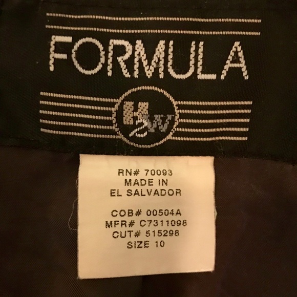 Host Pick!! Plaid Black and White Jacket Sz. 10 - Picture 4 of 4