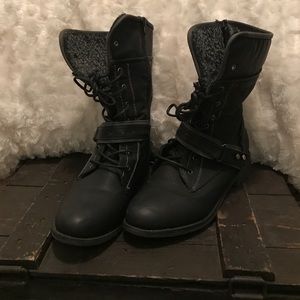 PRICE REDUCED!!! Black combat boots