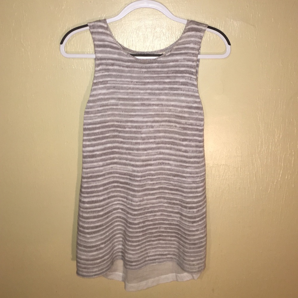LUCKY BRAND sz S Women's Striped Echo Tank