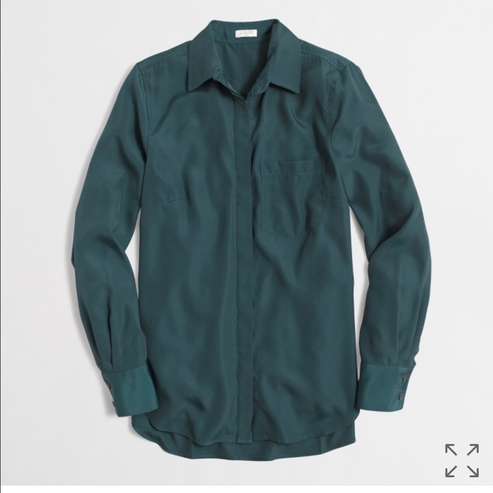 JCrew Factory Classic Dress Blouse