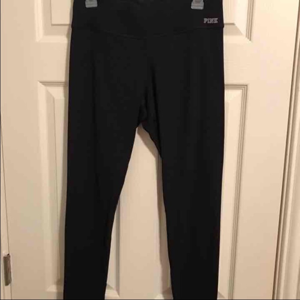 Victoria Secret Pink black leggings