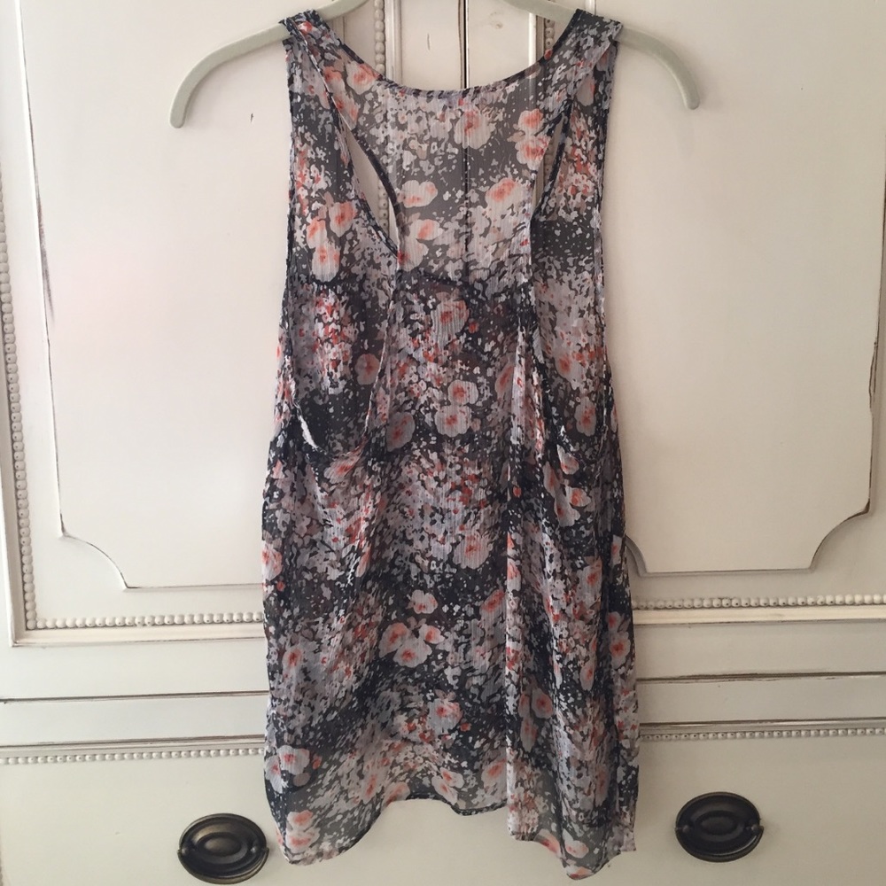 Joie Sheer Tank Top - Picture 3 of 3