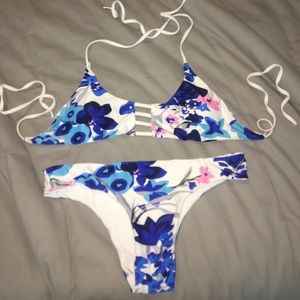 Cute floral bikini