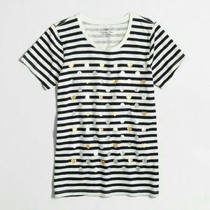 J.  Crew Heart and Dot Collectors Tee