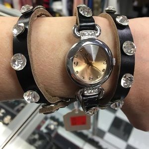 NWT Triple wrap Rhinestone watch.
