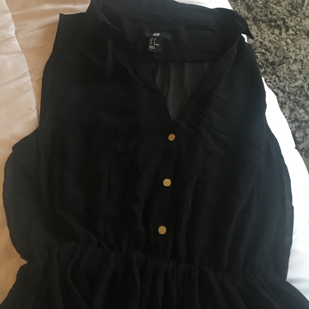H&M black dress size 8