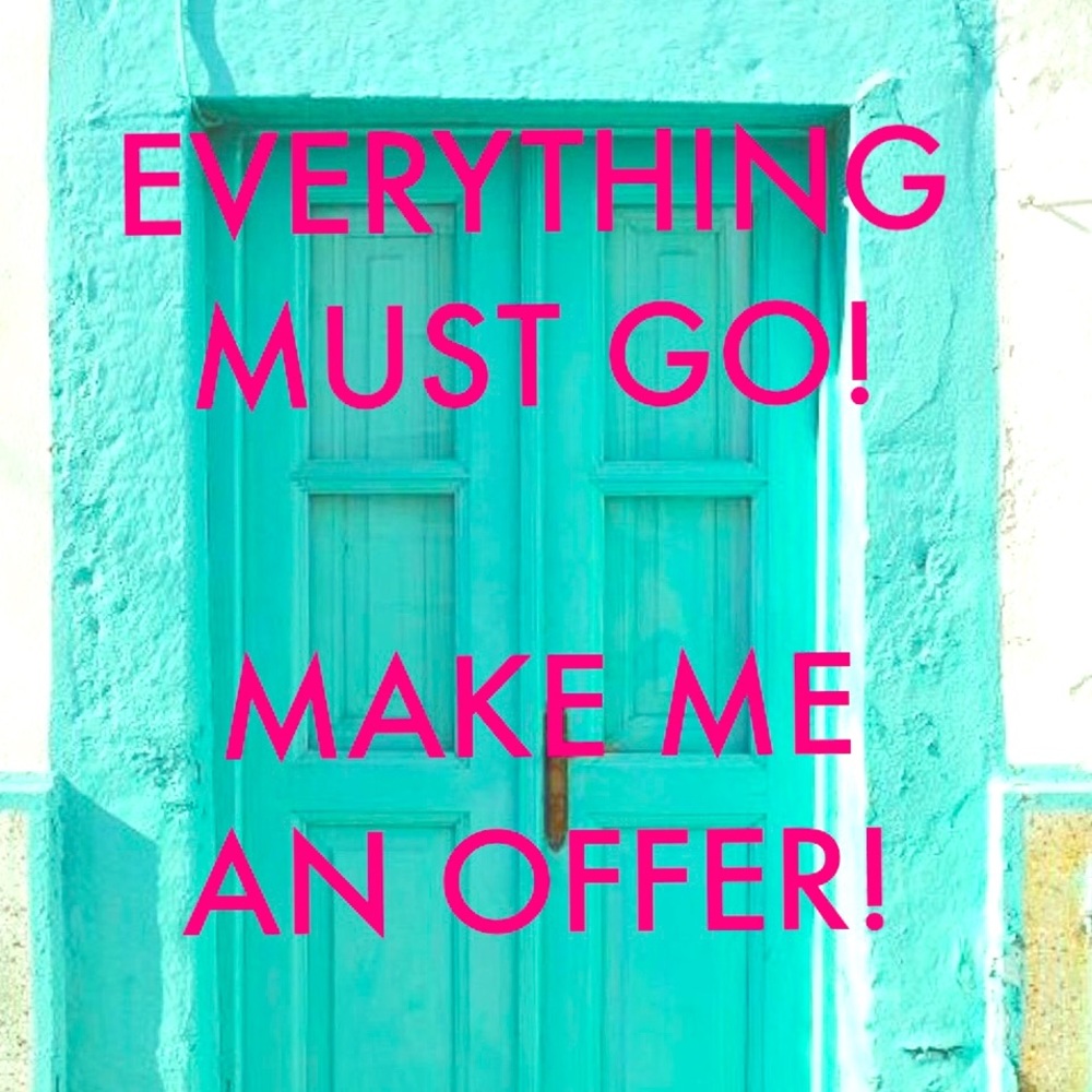 Sale!!! Make me and offer!!