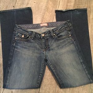 Paige petite 'Pico low rise boot cut' jeans