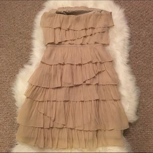 J. Crew Dresses - J.Crew Cream Silk Bodice Mini Dress - SZ: 2 J. Crew Dresses - J.Crew Cream Silk Bodice Mini Dress - SZ: 2