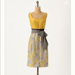 Anthropologie Dresses - Anthro Blooming Goldenrod dress Anthropologie Dresses - Anthro Blooming Goldenrod dress