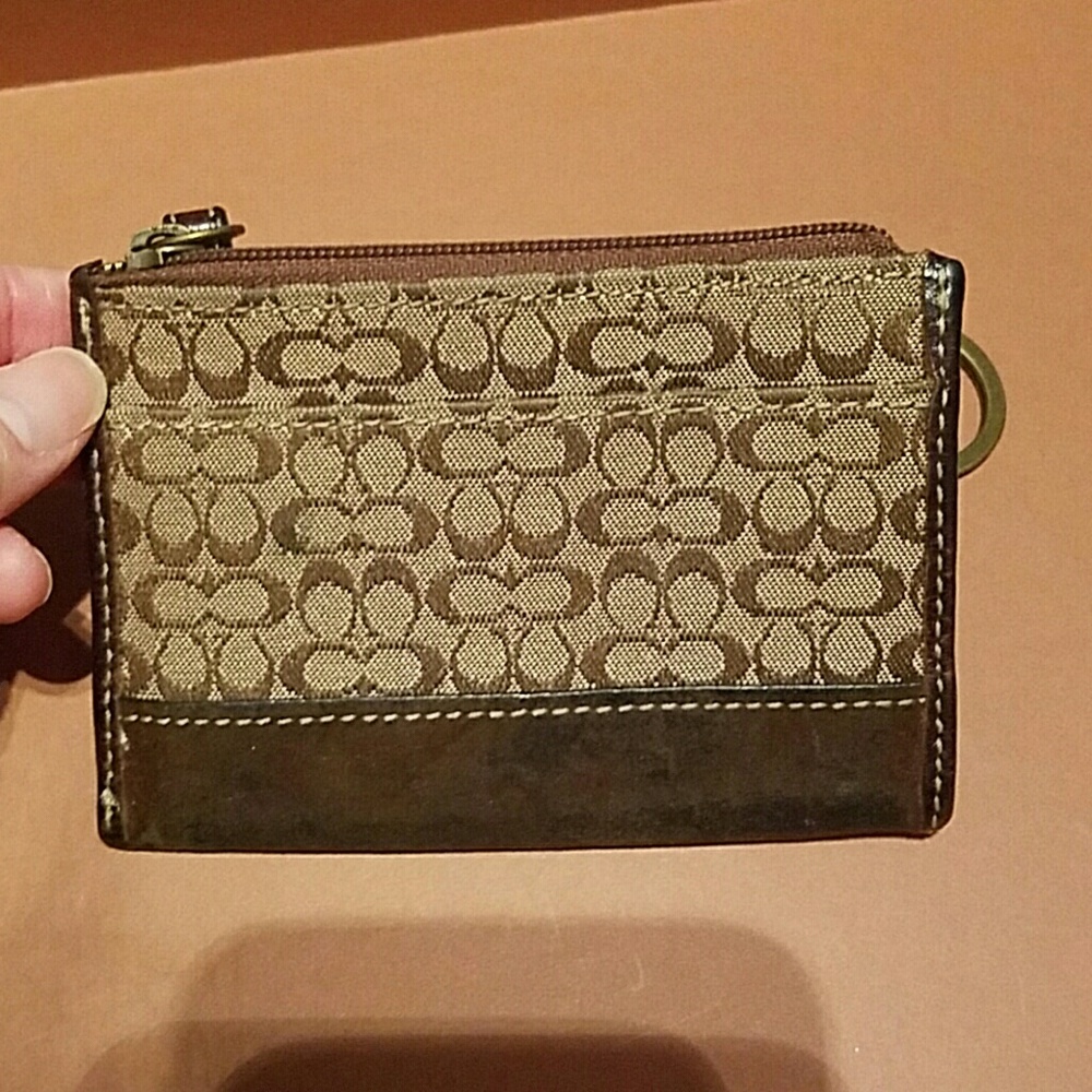 Coach card holder