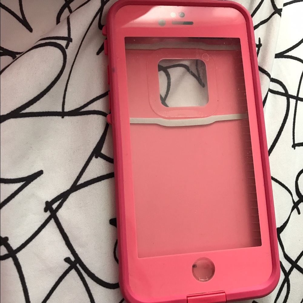 Perfect pink life proof case for iPhone 6