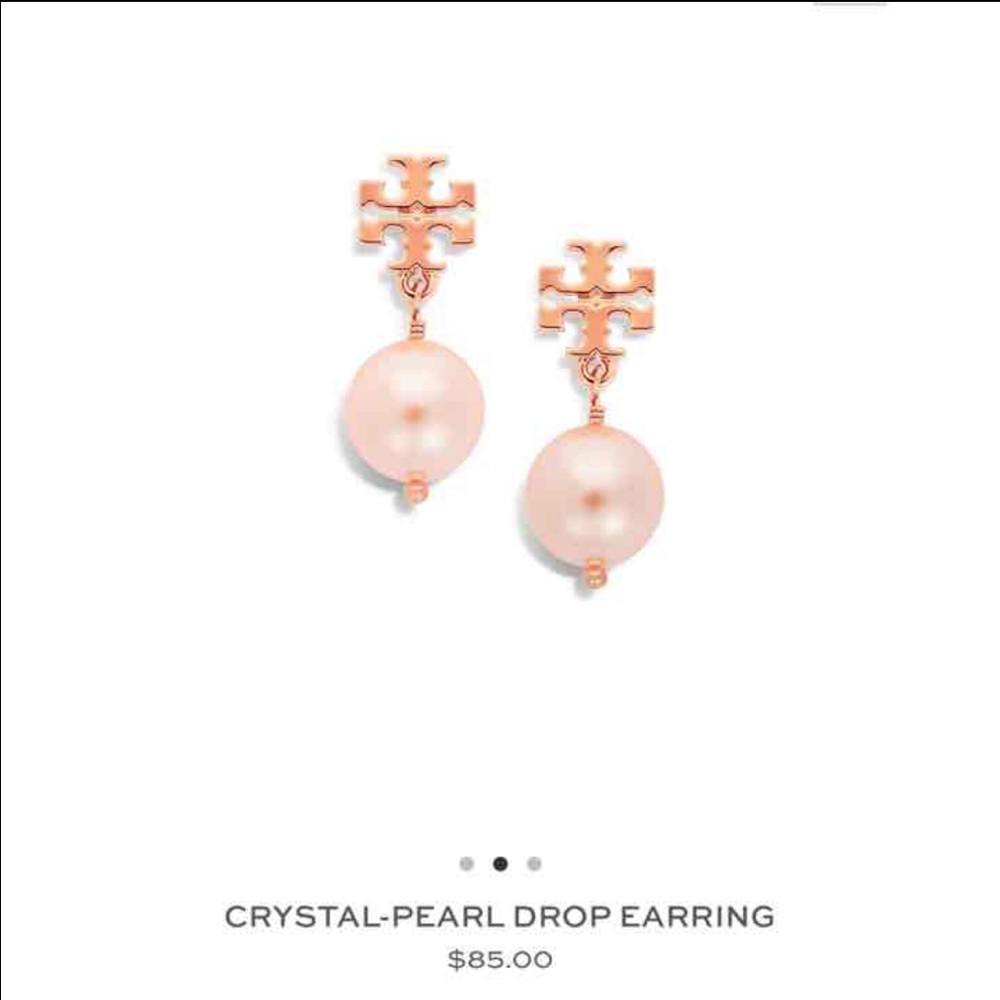 Tory Burch Rose Gold Earrings