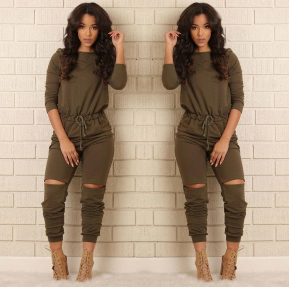 Fashion Nova On the Run Jumpsuit