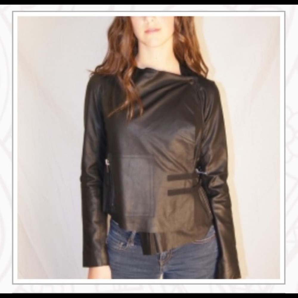 Leather jacket