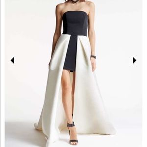 Halston Heritage black and white ball gown!